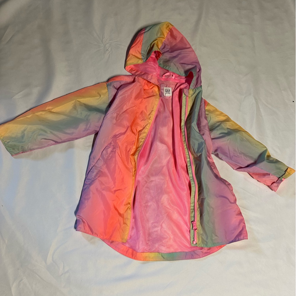 Gap kids ombré rain jacket